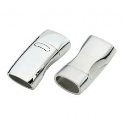 Stainless Steel Magnetic Clasp Rectangle hole 5.5X10mm