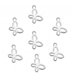 Stainless steel Pendant charms 11x11x1mm