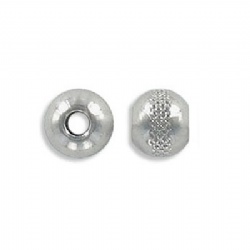 Stainless steel bead with pattern round