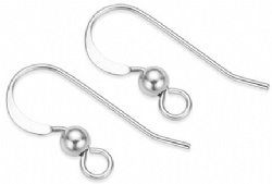 925 Sterling Silver Flat Ear Wires