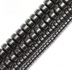 Rondelle 3X3.5m Hematite  beads 16 inch per string