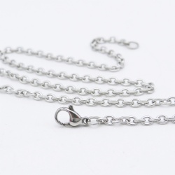 Stainless Steel 304 Cable Chain jewellery necklaces
