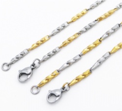 Stainless steel 2.5mm fashion chain necklace