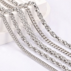 Multi-style Stainless steel Jewellery Chain for DIY jewelry