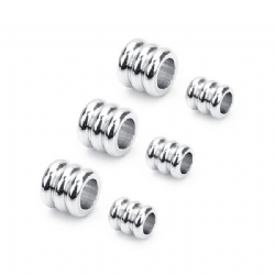 Stainless steel tube beads
