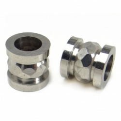 Stainless steel large hole beads