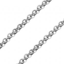 Stainless steel cable chain flat wire