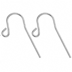 Stainless Steel Earwire With Outward Loop