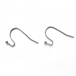 Stainless steel ear hook with ball