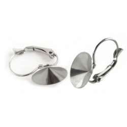 Stainless Steel Leverback Earring Settings