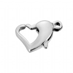 Stainless Steel heart shape  clasp